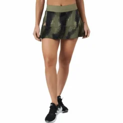 Printed Match Skirt P.blue 000/brown