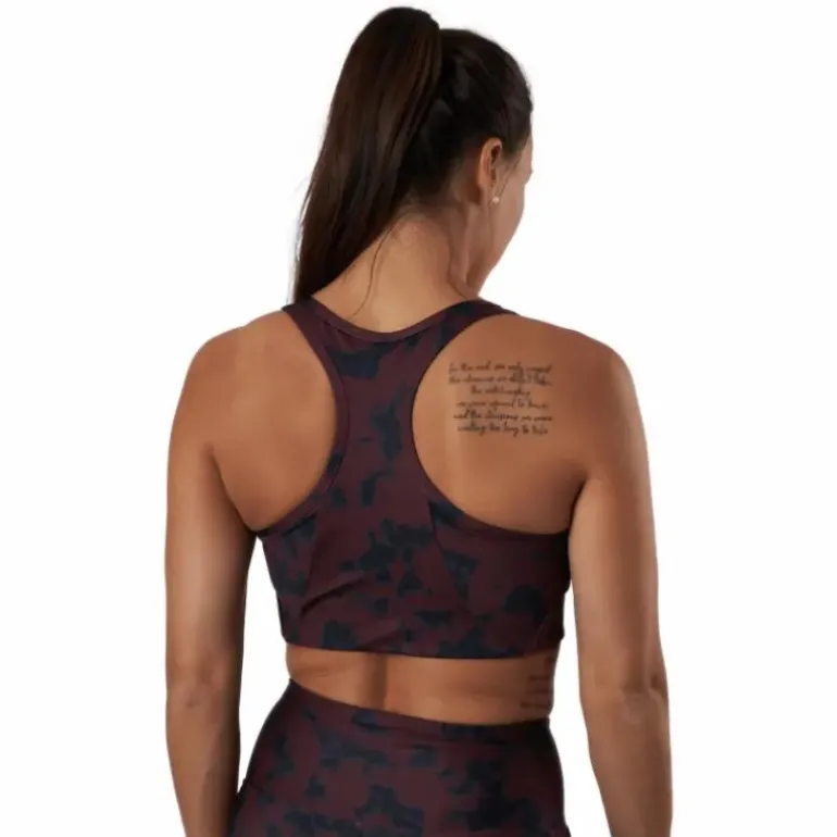 Printed Piping Sportsbra Black Miniature Myth