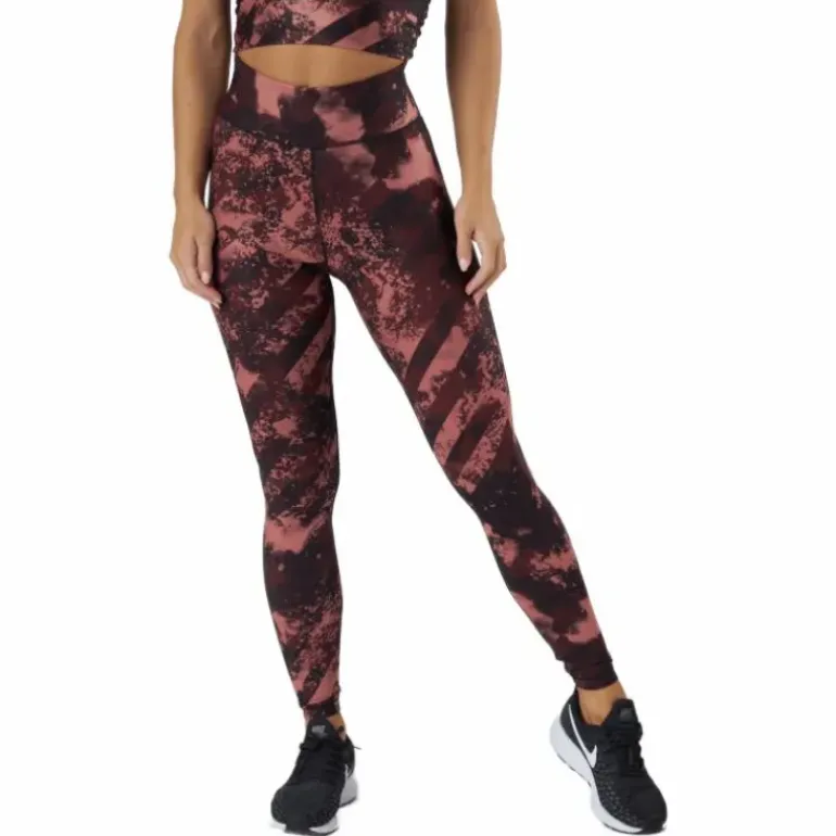 Printed Sport Tights Boost Red
