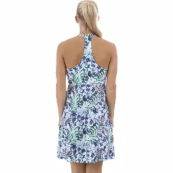 Pristine Dress Patterned/White