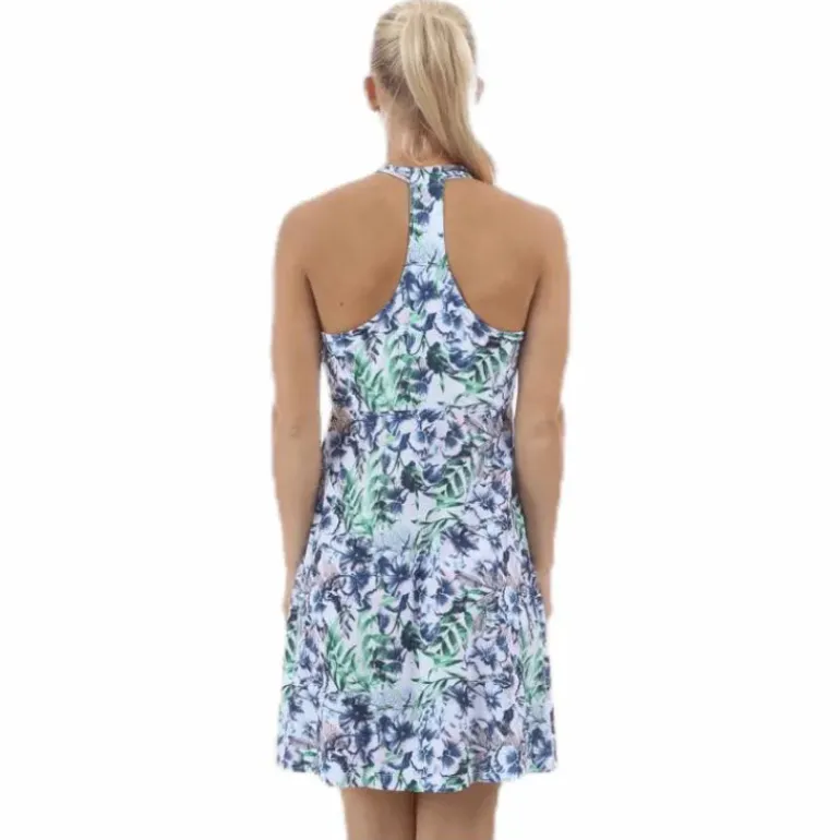 Pristine Dress Patterned/White