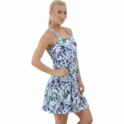 Pristine Dress Patterned/White