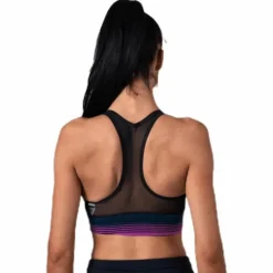 Pro Medium Pad Mesh Bra Black