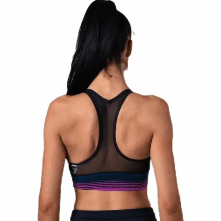 Pro Medium Pad Mesh Bra Black