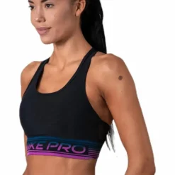 Pro Medium Pad Mesh Bra Black