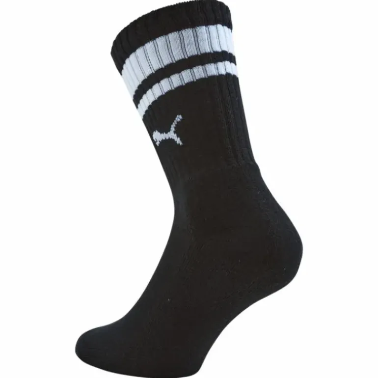 Puma Crew Heritage Stripe 2p U Black