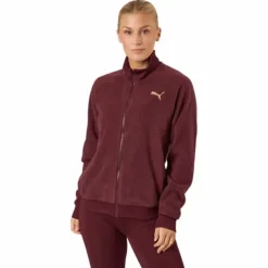 Puma Fit Sherpa Jacket Aubergine-puma Black