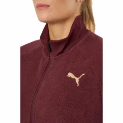 Puma Fit Sherpa Jacket Aubergine-puma Black