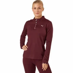 Puma Strong 1/4 Zip Aubergine