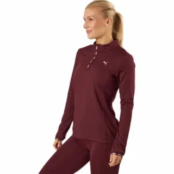 Puma Strong 1/4 Zip Aubergine