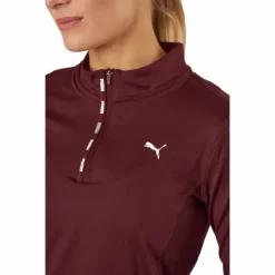 Puma Strong 1/4 Zip Aubergine
