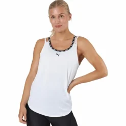 Puma Strong Triblend Tank Puma White