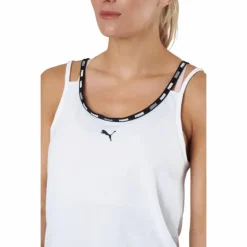 Puma Strong Triblend Tank Puma White