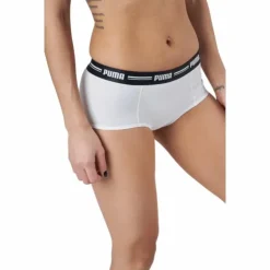 Puma Women Mini Short 2p Pack White / White