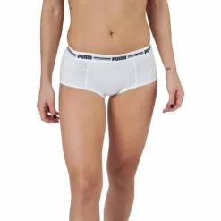 Puma Women Mini Short 2p Pack White / White