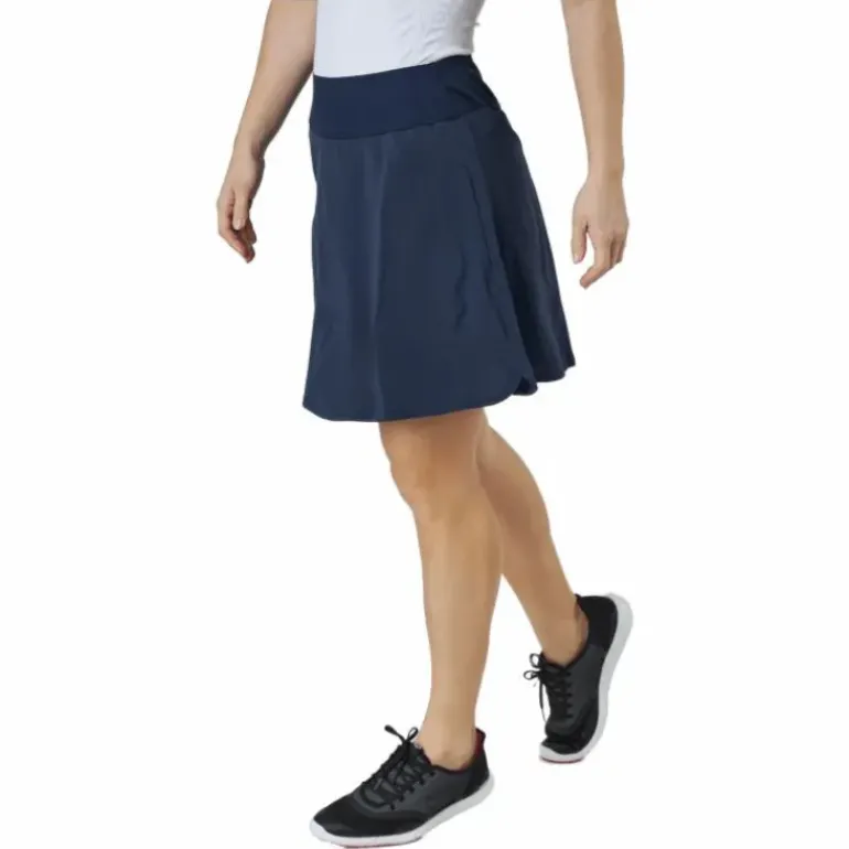 Pwrshape Solid Skirt Navy Blazer