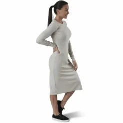Quinn Rib Dress Beige