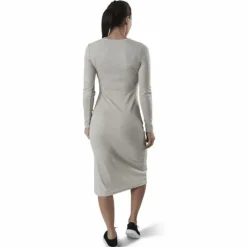Quinn Rib Dress Beige