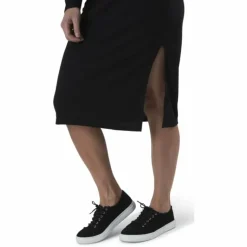 Quinn Rib Dress Black