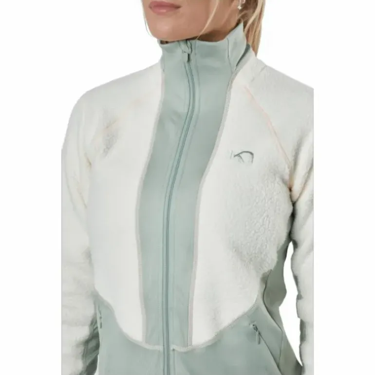 Ragnhild Full Zip Midlayer Nwhite