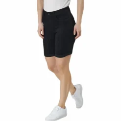 Rain Mid Long Shorts Black