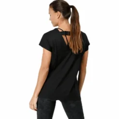 Raw Elastic Tee Black