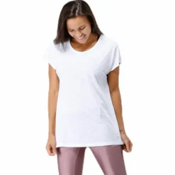 Raw Elastic Tee White