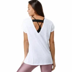 Raw Elastic Tee White