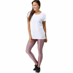 Raw Elastic Tee White