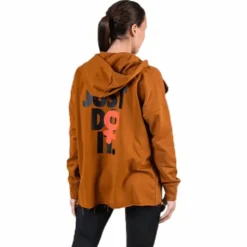 Rebel Slash Fleece Hoodie GRX Brown