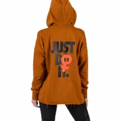 Rebel Slash Fleece Hoodie GRX Brown