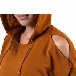 Rebel Slash Fleece Hoodie GRX Brown