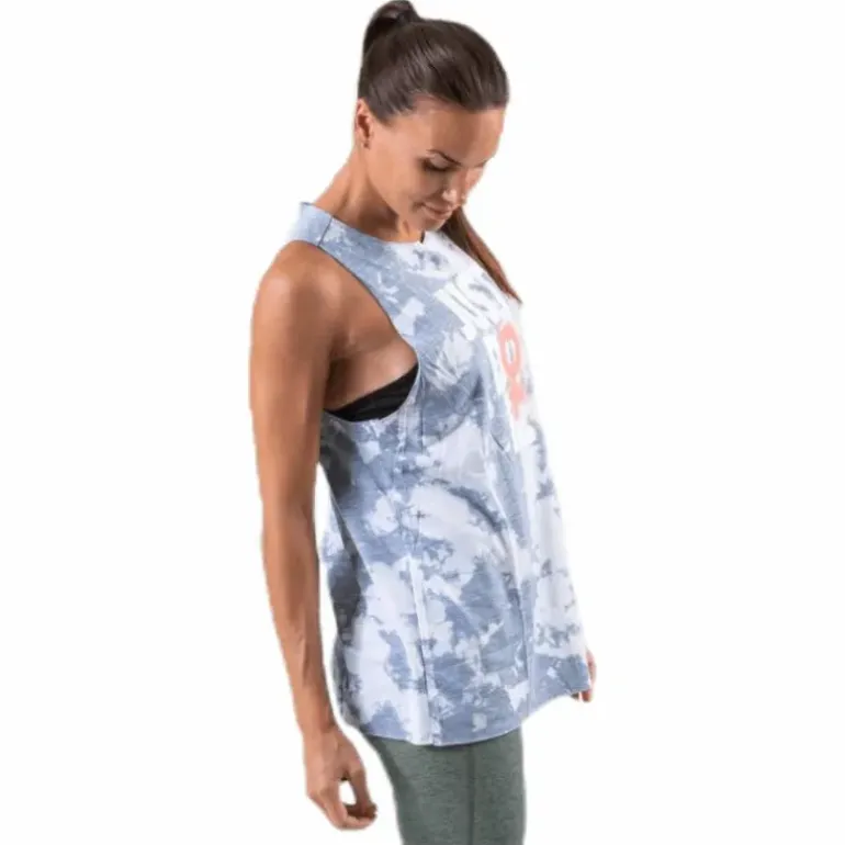 Rebel Sleeveless Top Patterned/Black