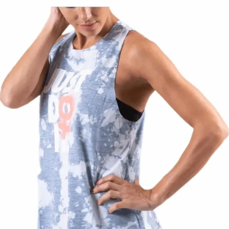 Rebel Sleeveless Top Patterned/Black