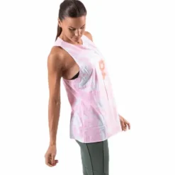 Rebel Sleeveless Top Pink/Patterned