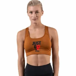 Rebel Swoosh JDI Bra Brown/Red