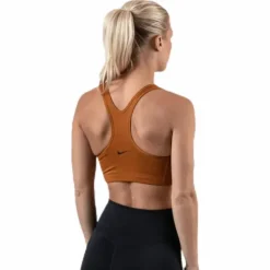 Rebel Swoosh JDI Bra Brown/Red