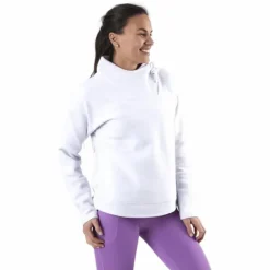 Recover Fleece Wrap Neck Purple