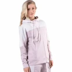 Recover Knit FZ Hoodie Pink