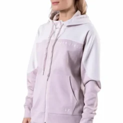 Recover Knit FZ Hoodie Pink