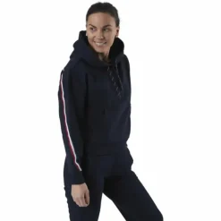 Relaxed Tape Hood Blue