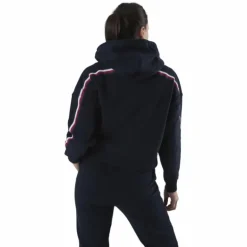 Relaxed Tape Hood Blue