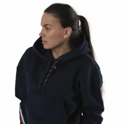 Relaxed Tape Hood Blue