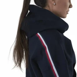 Relaxed Tape Hood Blue