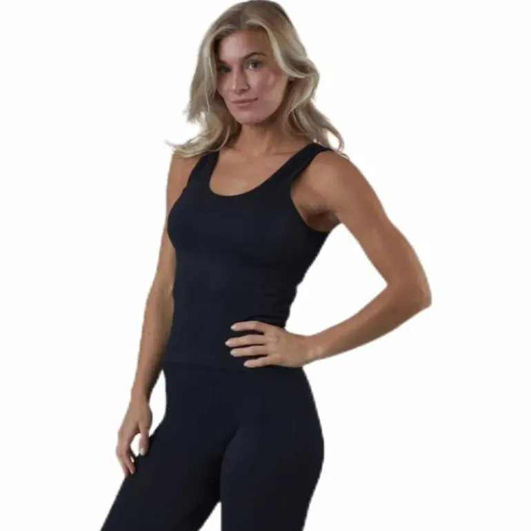 Renny Sl Seamless Top Lounge Bc Black