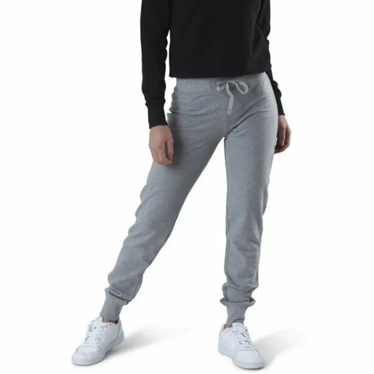 Rib Cuff Pants Grey