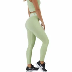 Rib Seamless Legging Green