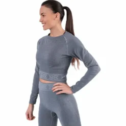 Rib Seamless LS Grey