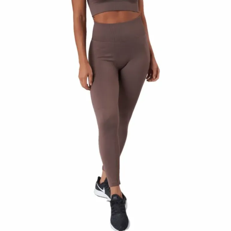 Rib Seamless Tights 2.0 Taupe