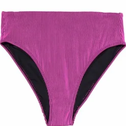 Ribbed High Waist Pink/black